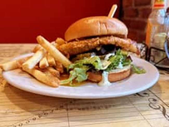NASHVILLE HOT FRIED CHICKEN SANDWICH